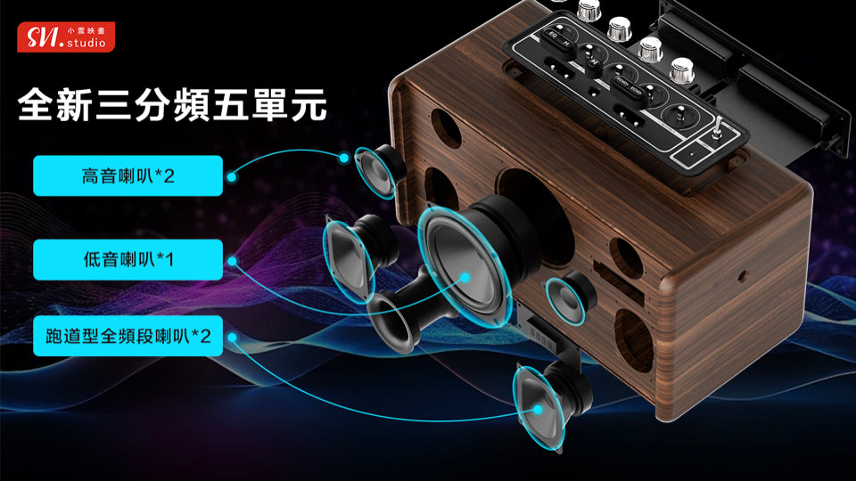 SVI Cloud SoundBar 10 |3-in-1 Home Theater | Karaoke System | Bluetooth Speaker